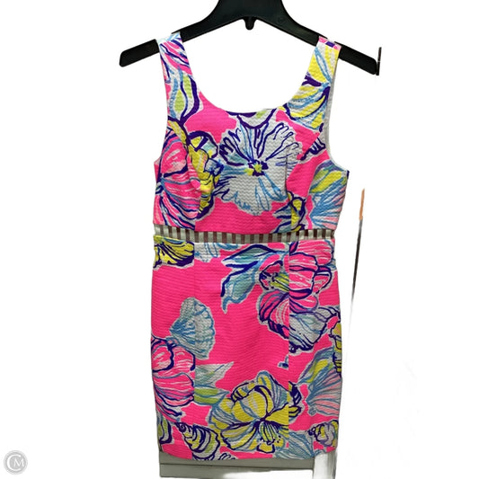 Dress Designer By Lilly Pulitzer In Floral Print, Size: 0