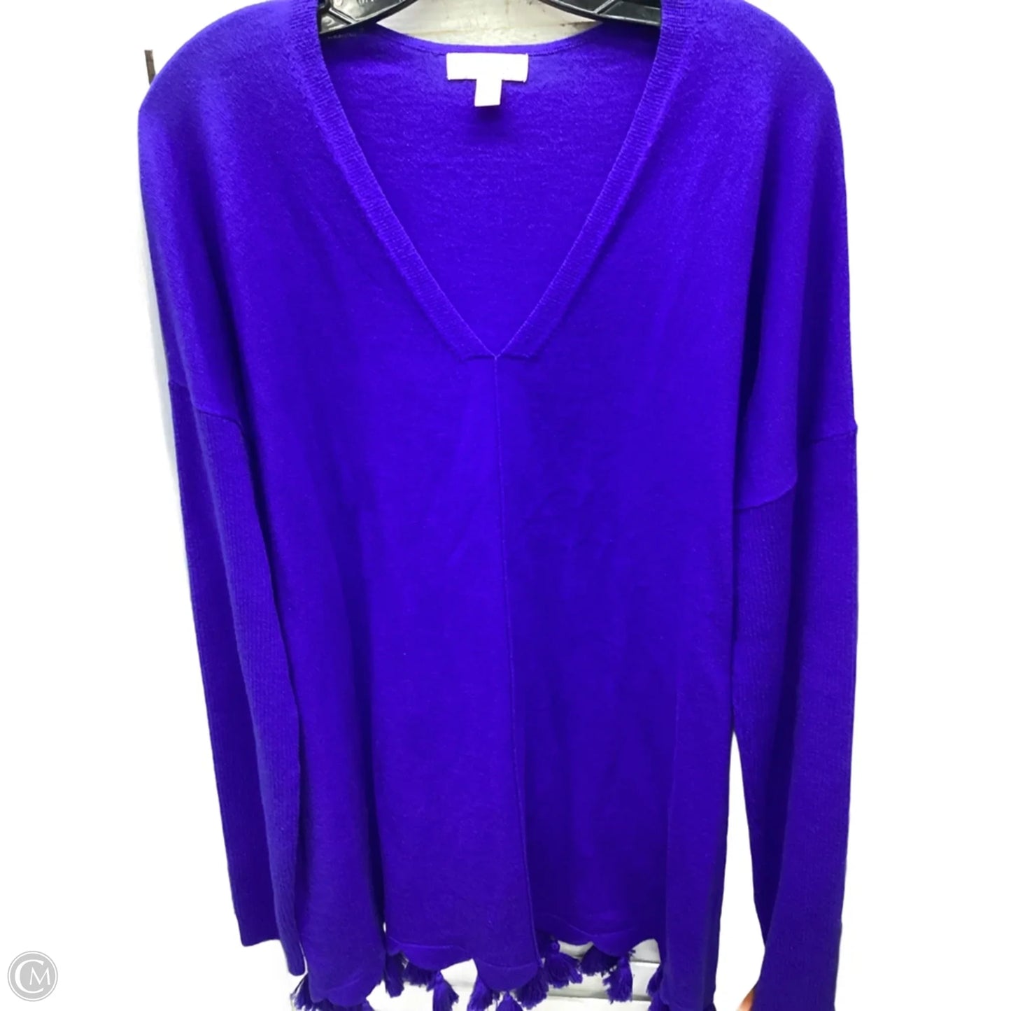 Top Long Sleeve Designer By Lilly Pulitzer In Blue, Size: L