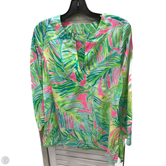 Top Long Sleeve Designer By Lilly Pulitzer In Multi-colored, Size: M
