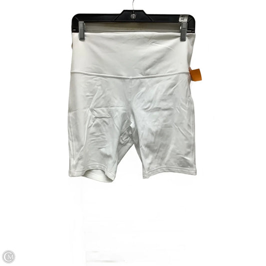 Athletic Shorts By Lululemon In White, Size: 10