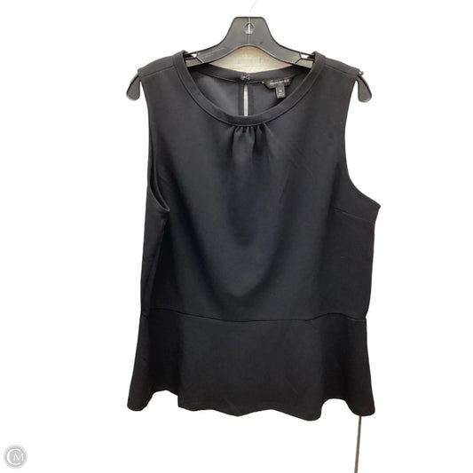 Top Sleeveless By Banana Republic In Black, Size: Xl