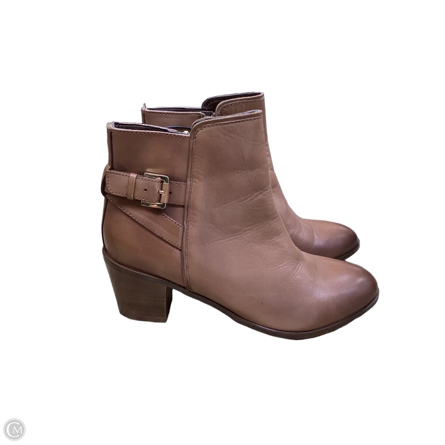 Boots Ankle Heels By Sam Edelman In Brown, Size: 8.5