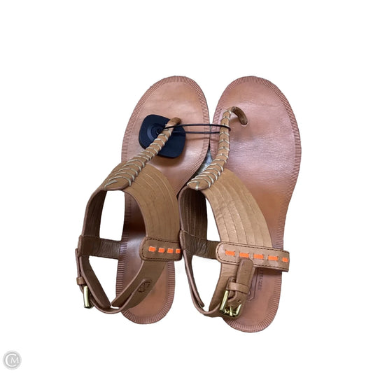 Sandals Designer By Coach In Brown, Size: 7.5