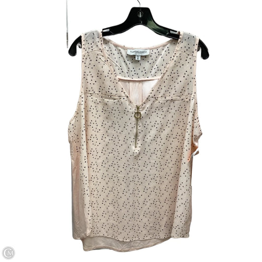 Top Sleeveless By Clothes Mentor In Blue & Orange, Size: 2x