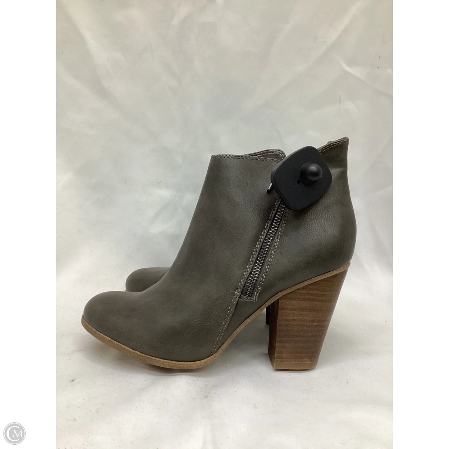 Boots Ankle Heels By Michael By Michael Kors In Grey, Size: 8