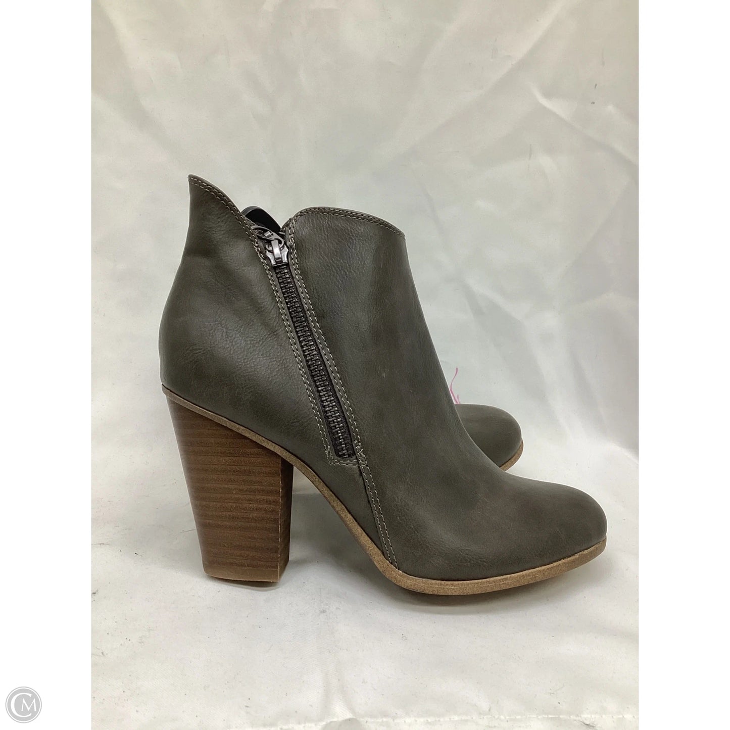 Boots Ankle Heels By Michael By Michael Kors In Grey, Size: 8