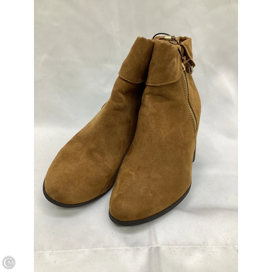 Boots Ankle Heels By Lc Lauren Conrad In Brown, Size: 8.5