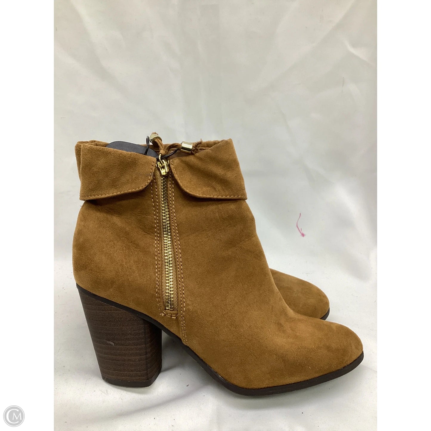 Boots Ankle Heels By Lc Lauren Conrad In Brown, Size: 8.5