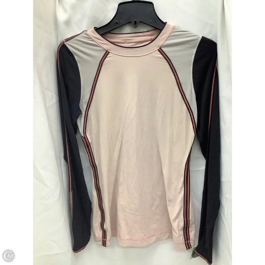 Athletic Top Long Sleeve Crewneck By Lululemon In Multi-colored, Size: 6