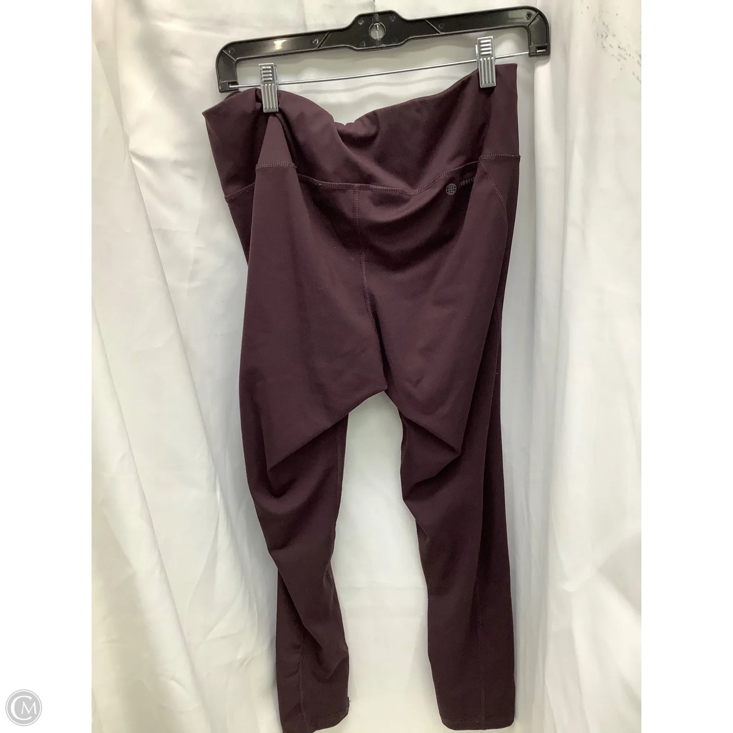 Athletic Leggings By Adidas In Purple, Size: 1x