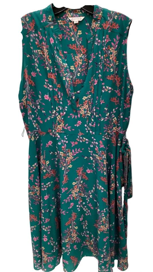 Dress Casual Midi By Nanette By Nanette Lepore In Floral Print, Size: 12