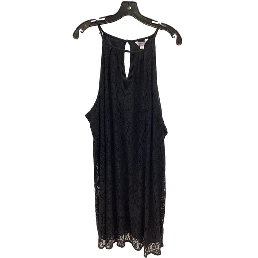 Dress Casual Midi By Candies In Black, Size: 3x