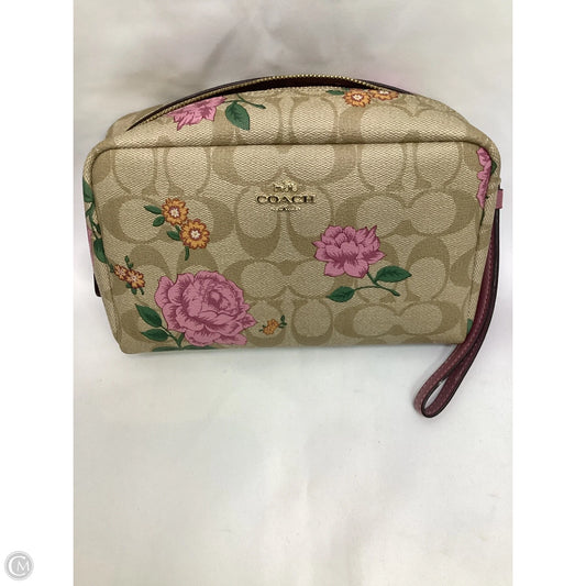 Makeup Bag Designer By Coach, Size: Medium