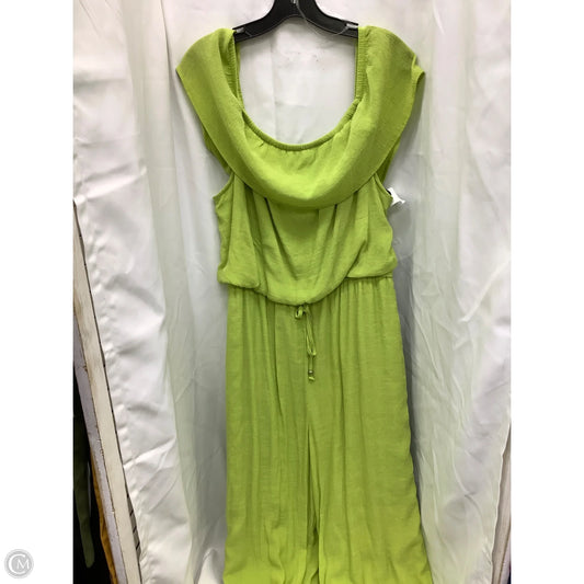 Jumpsuit By Tacera In Green, Size: 1x