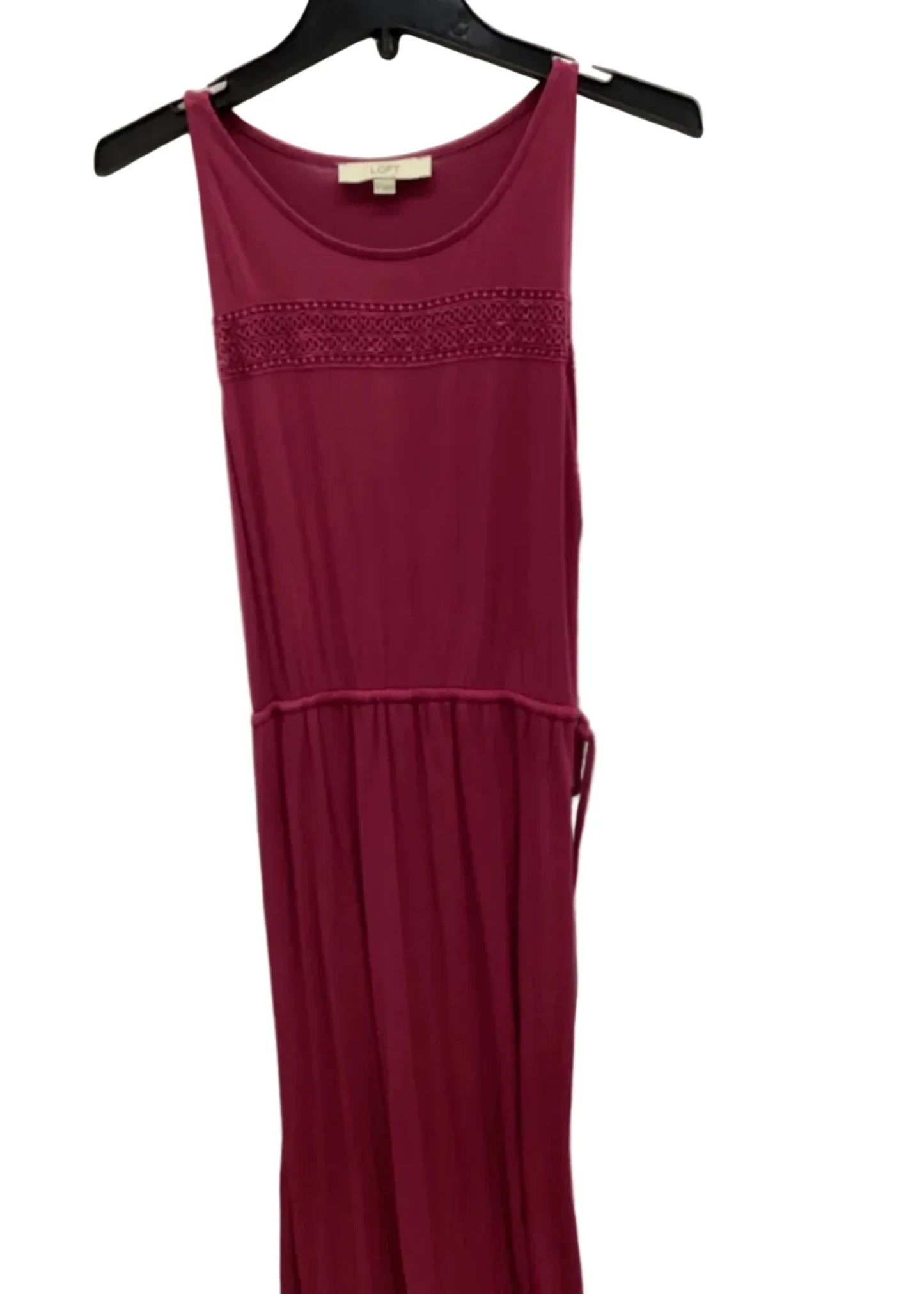 Dress Casual Maxi By Loft In Maroon, Size: M