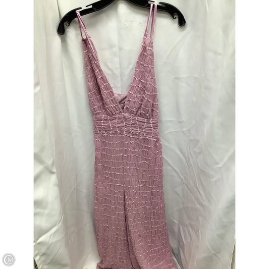 Jumpsuit By Fashion Nova In Mauve, Size: Xl