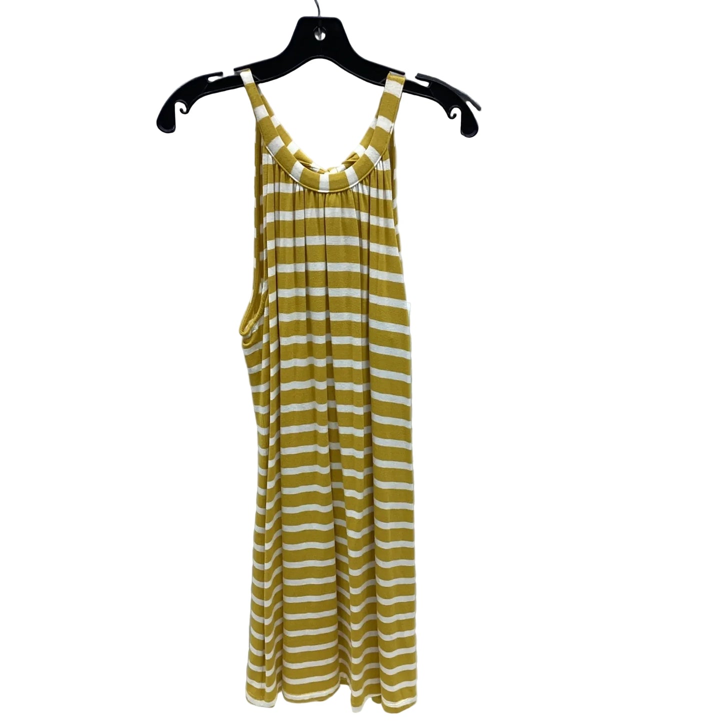 Dress Casual Midi By Market & Spruce In Striped Pattern, Size: L