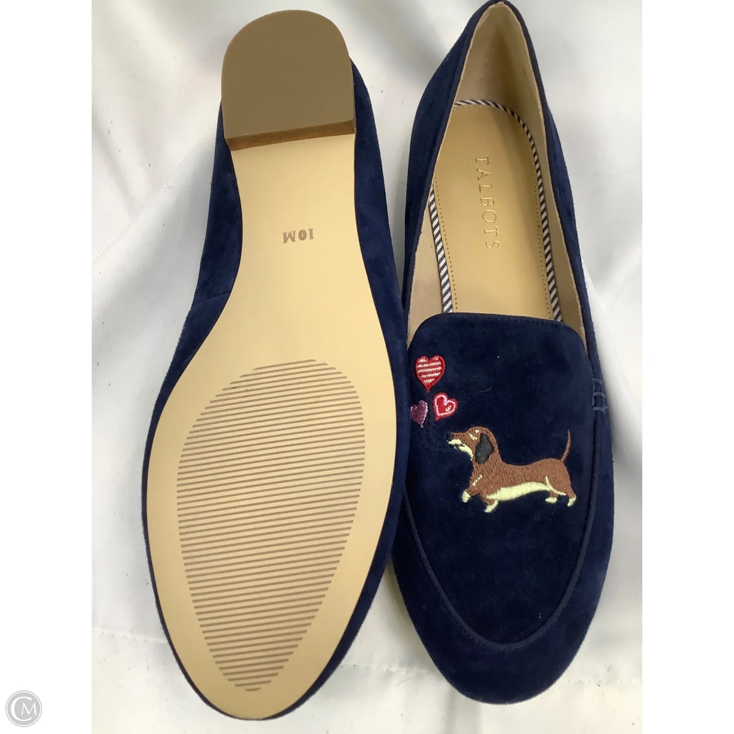 Shoes Flats By Talbots In Blue, Size: 10