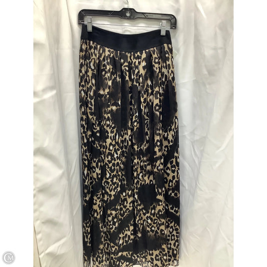 Skirt Maxi By White House Black Market In Leopard Print, Size: 6