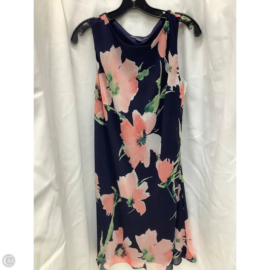 Dress Casual Midi By American Living In Floral Print, Size: 16