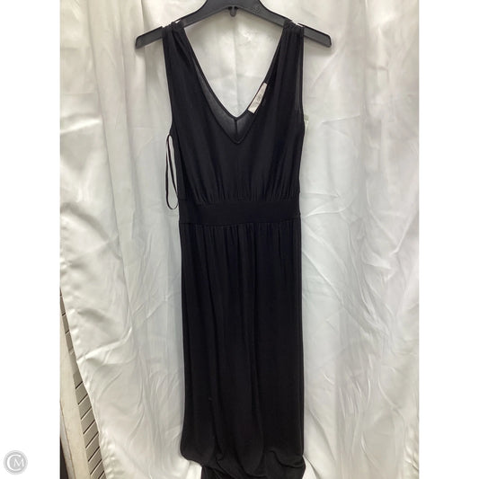 Dress Casual Maxi By Loft In Black, Size: Xs