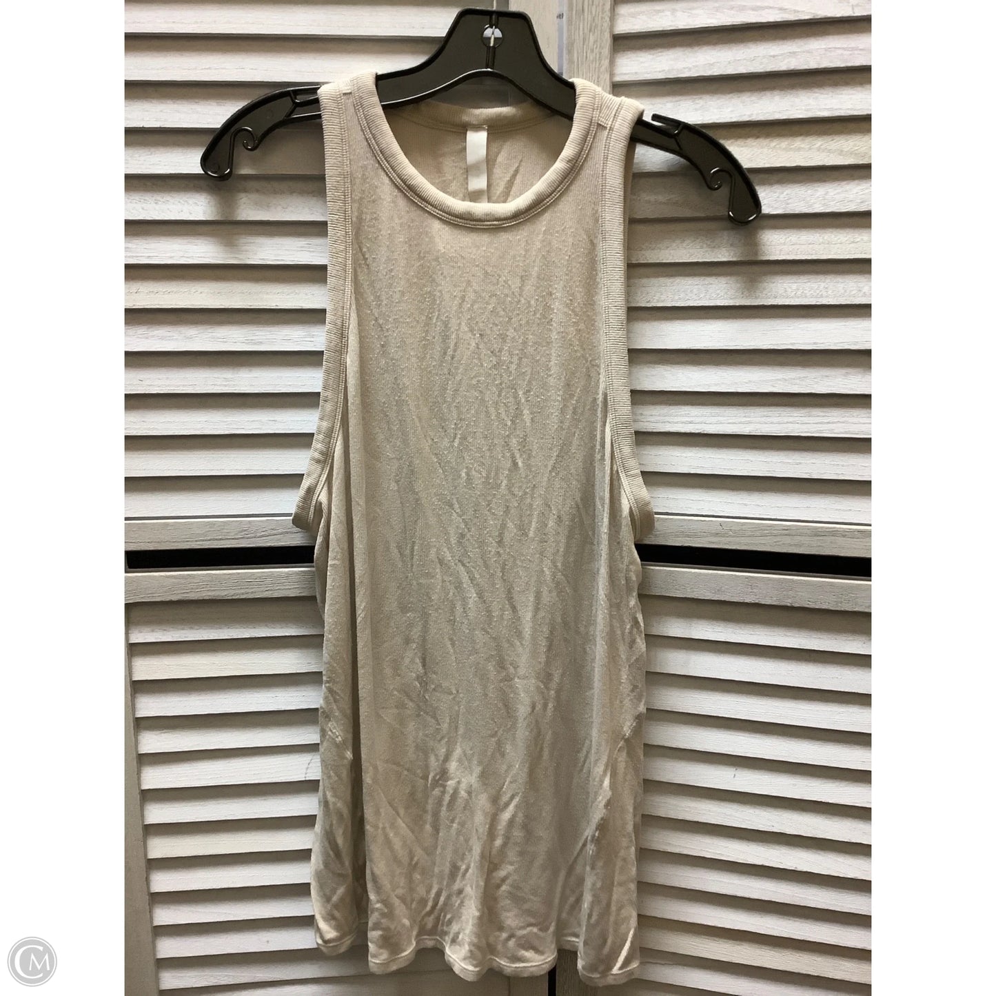 Top Sleeveless By Lululemon In Beige, Size: 14