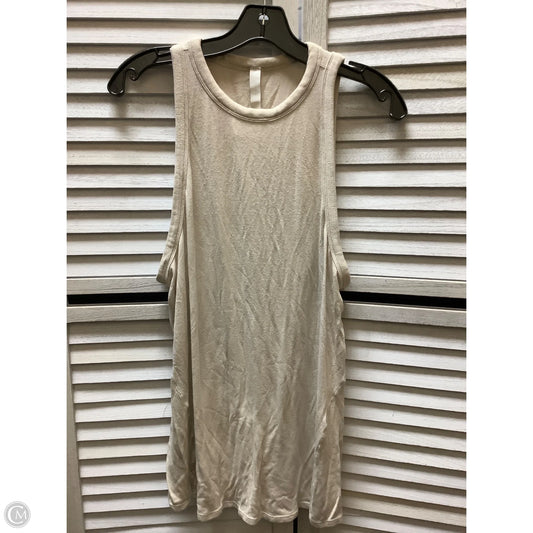 Top Sleeveless By Lululemon In Beige, Size: 14