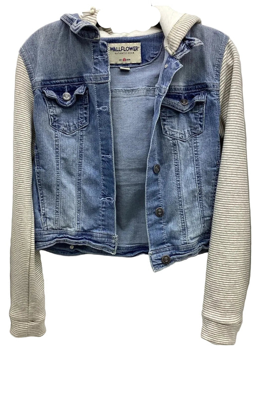 Jacket Denim By Wallflower In Blue Denim, Size: M