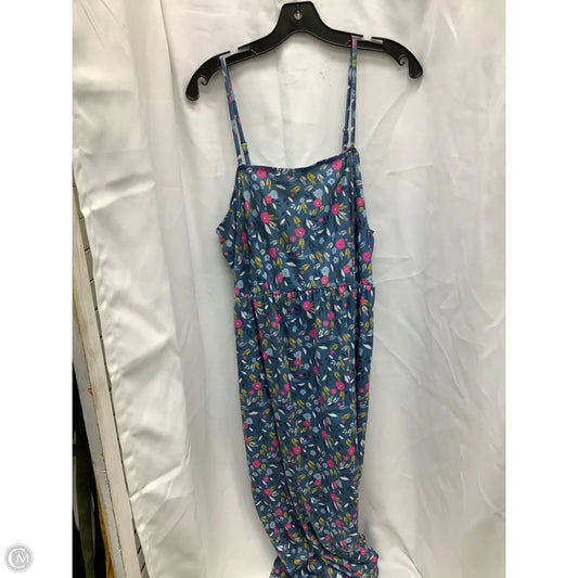 Dress Casual Maxi By Clothes Mentor In Floral Print, Size: Xl