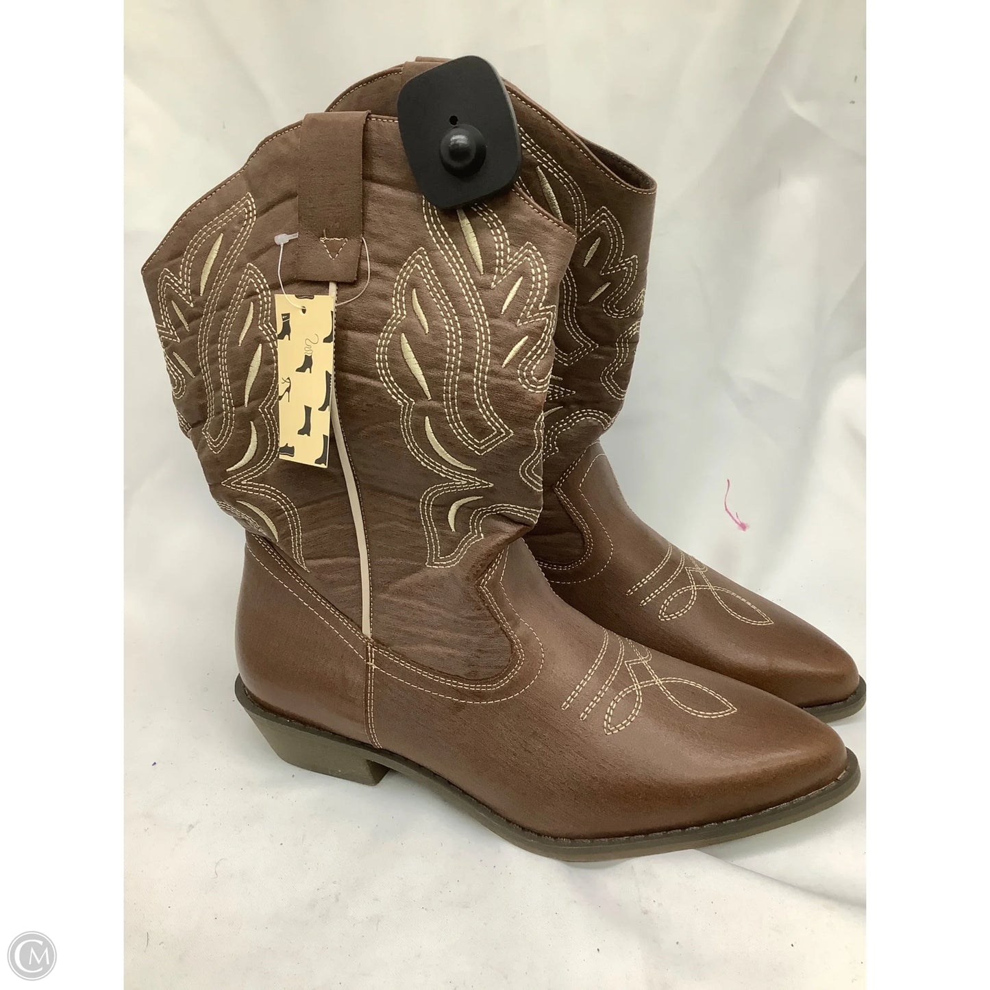 Boots Western By Clothes Mentor In Brown, Size: 10