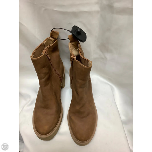 Boots Ankle Heels By Dolce Vita In Brown, Size: 7.5