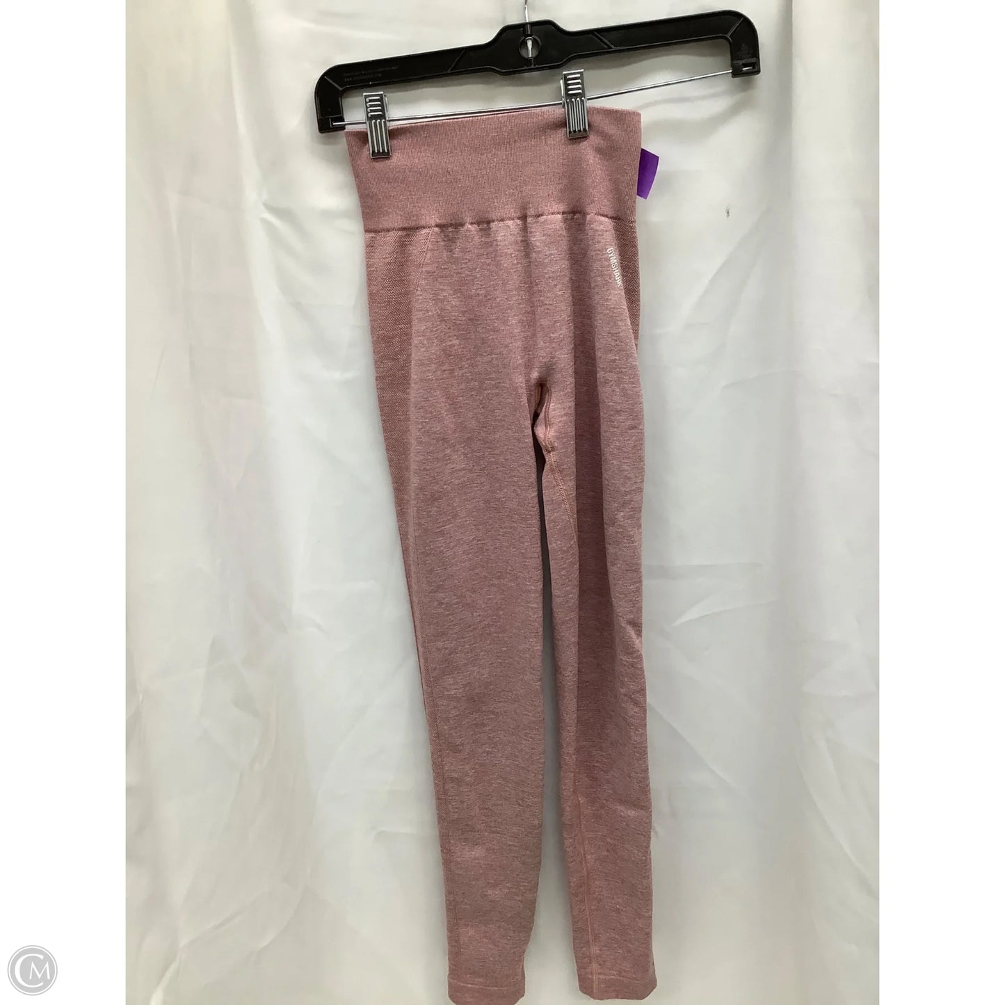 Athletic Leggings By Gym Shark In Pink, Size: Xs