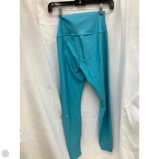 Athletic Leggings By Alo In Blue, Size: M