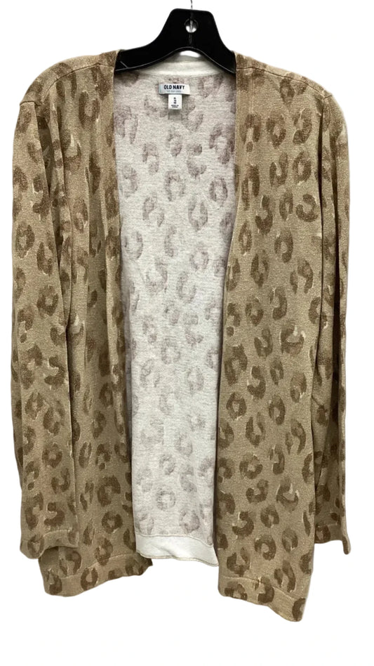 Cardigan By Old Navy In Leopard Print, Size: Xl