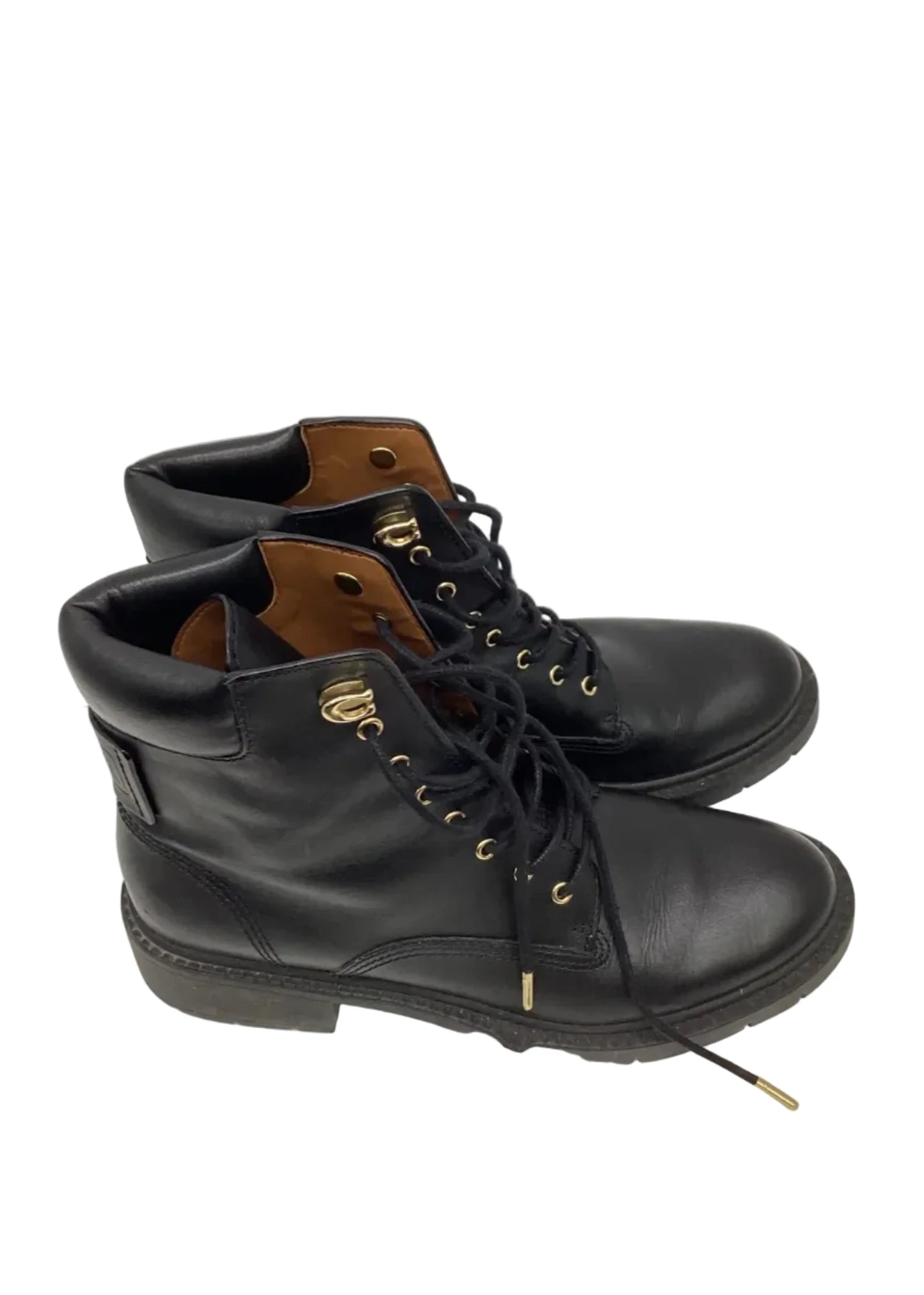 Boots Designer By Coach In Black, Size: 8.5