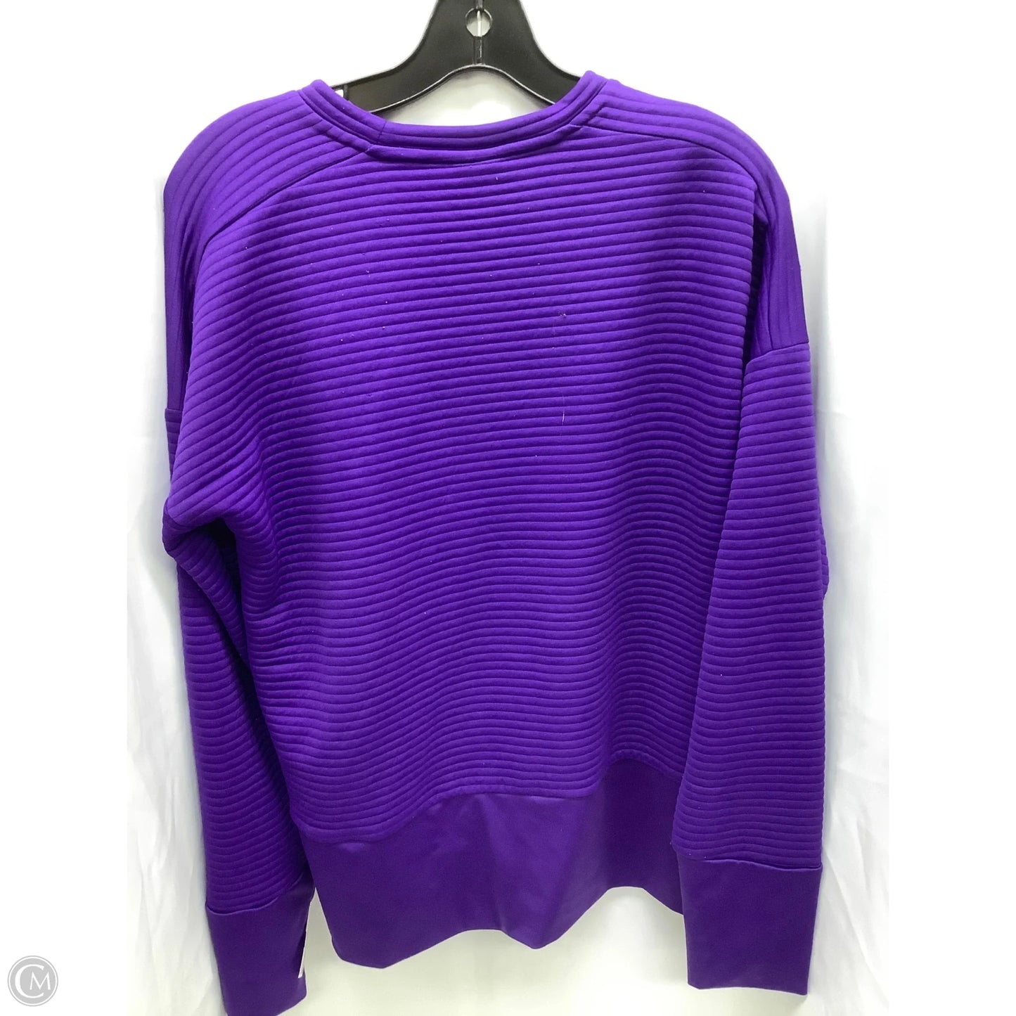 Athletic Sweatshirt Crewneck By Nike Apparel In Purple, Size: S