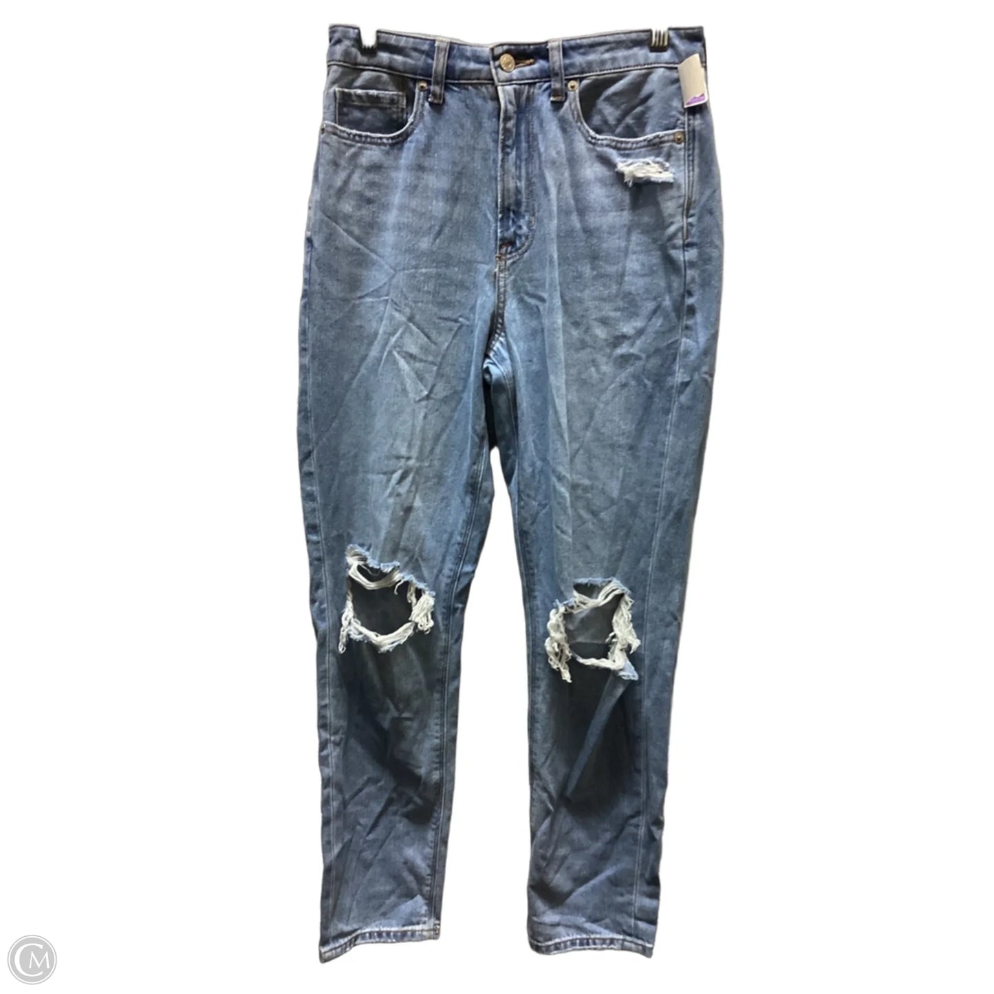 Jeans Boyfriend By American Eagle In Blue Denim, Size: 6