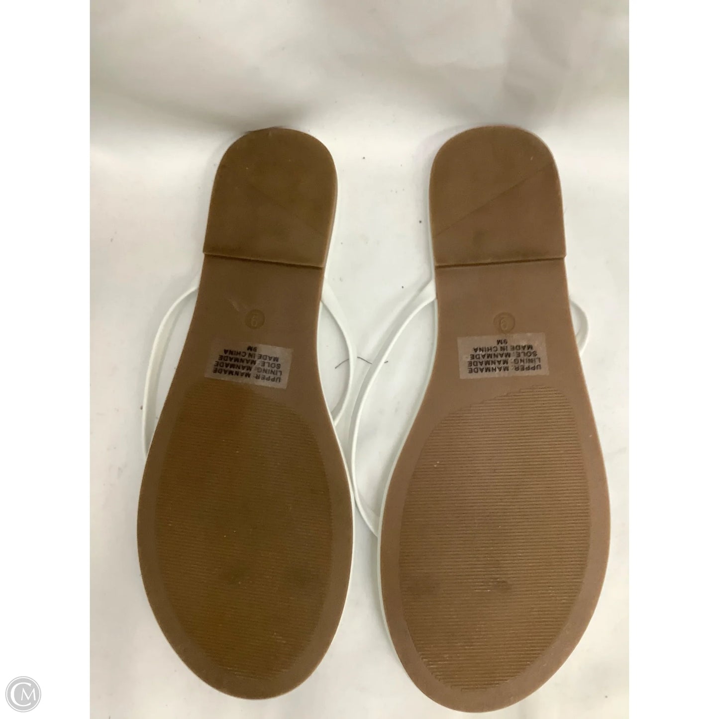 Sandals Flats By Loft In White, Size: 9