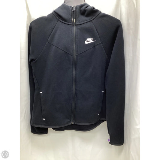 Athletic Jacket By Nike Apparel In Black, Size: S