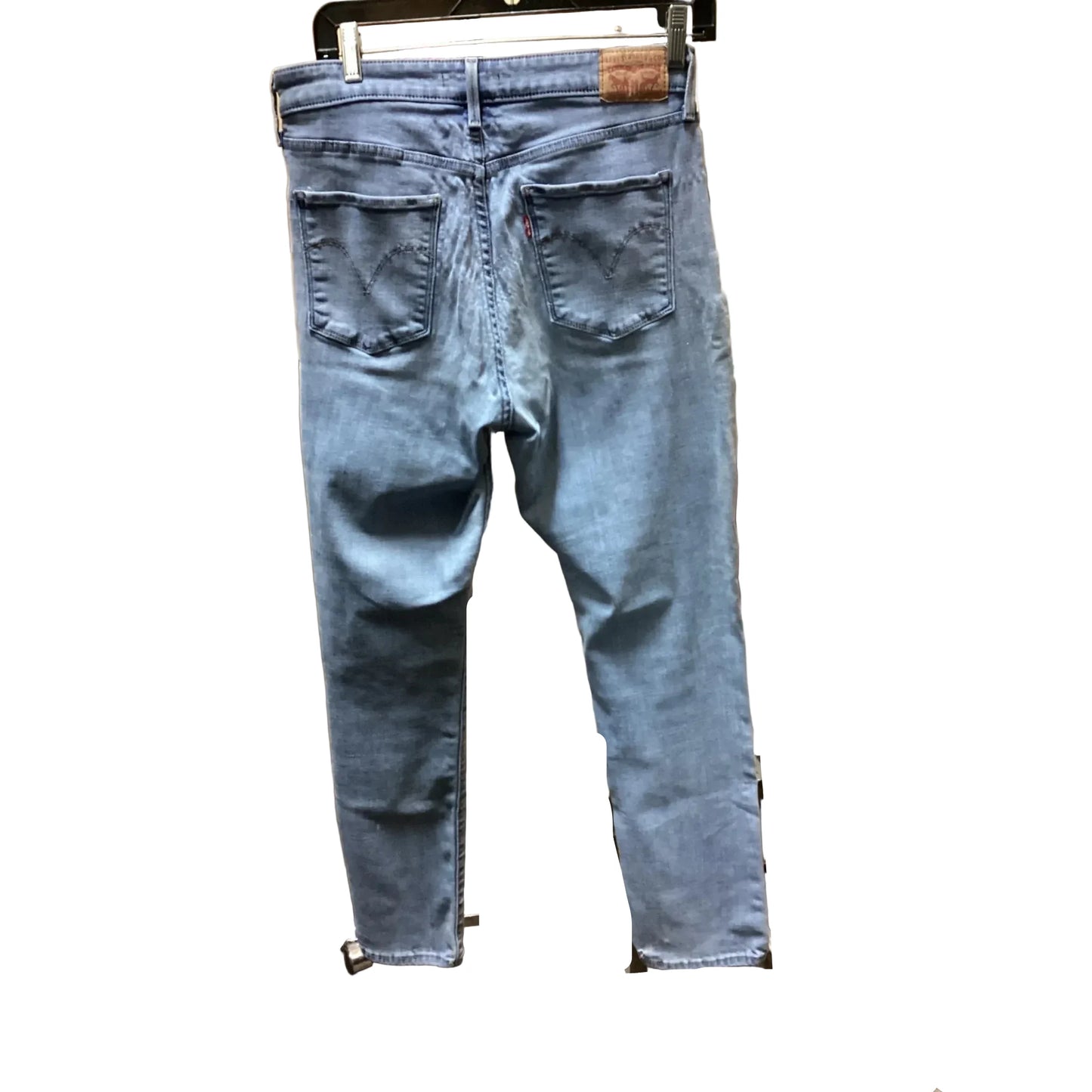 Jeans Skinny By Levis In Blue Denim, Size: 14