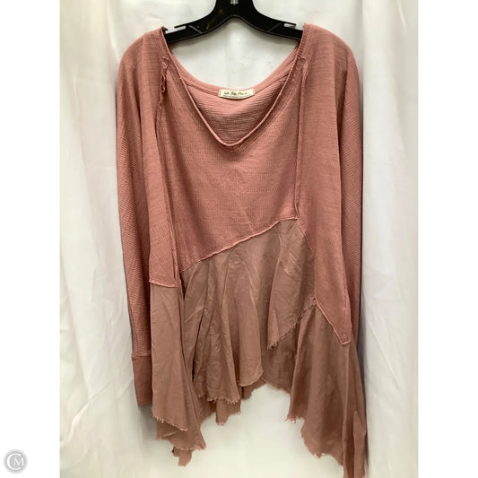 Top Long Sleeve By We The Free In Mauve, Size: M