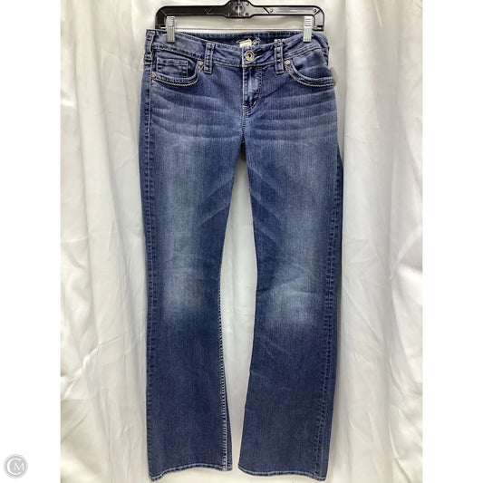 Jeans Boot Cut By Silver In Blue Denim, Size: 10