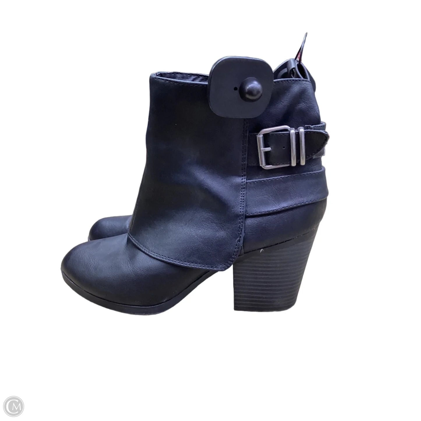 Boots Ankle Heels By American Rag In Black, Size: 8.5