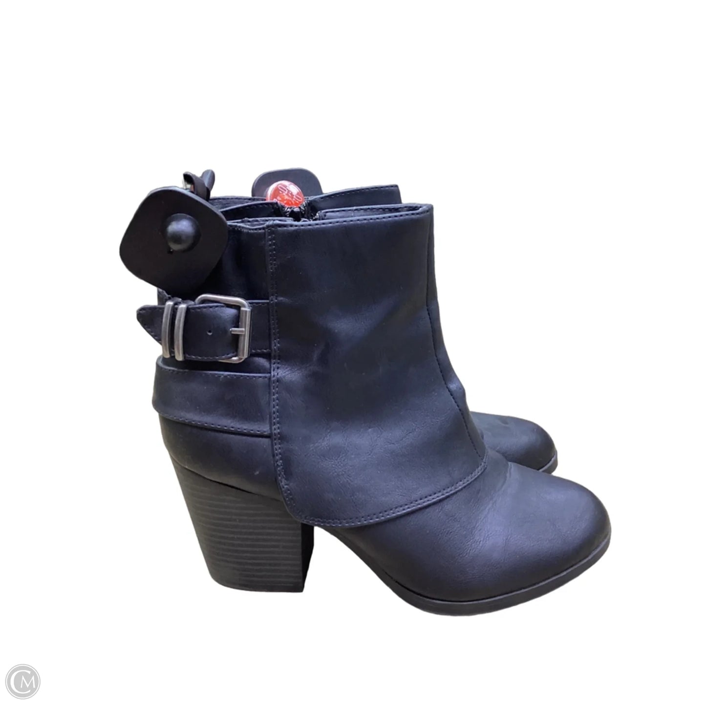Boots Ankle Heels By American Rag In Black, Size: 8.5