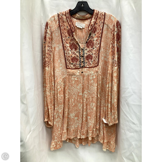 Dress Casual Midi By Anthropologie In Multi-colored, Size: Xl