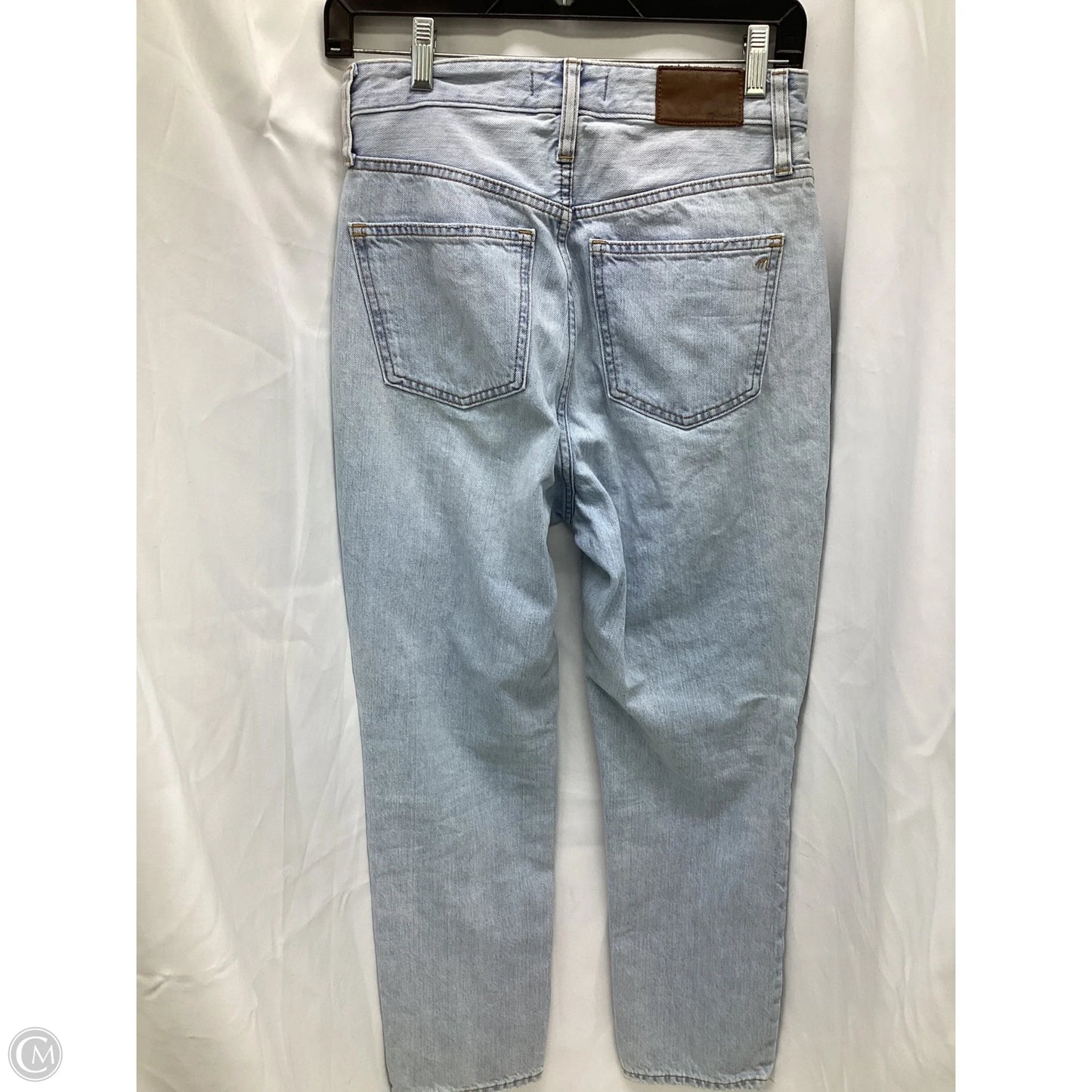 Jeans Straight By Madewell In Blue Denim, Size: 2
