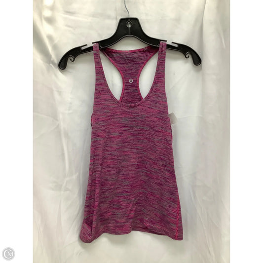 Athletic Tank Top By Lululemon In Multi-colored, Size: 8
