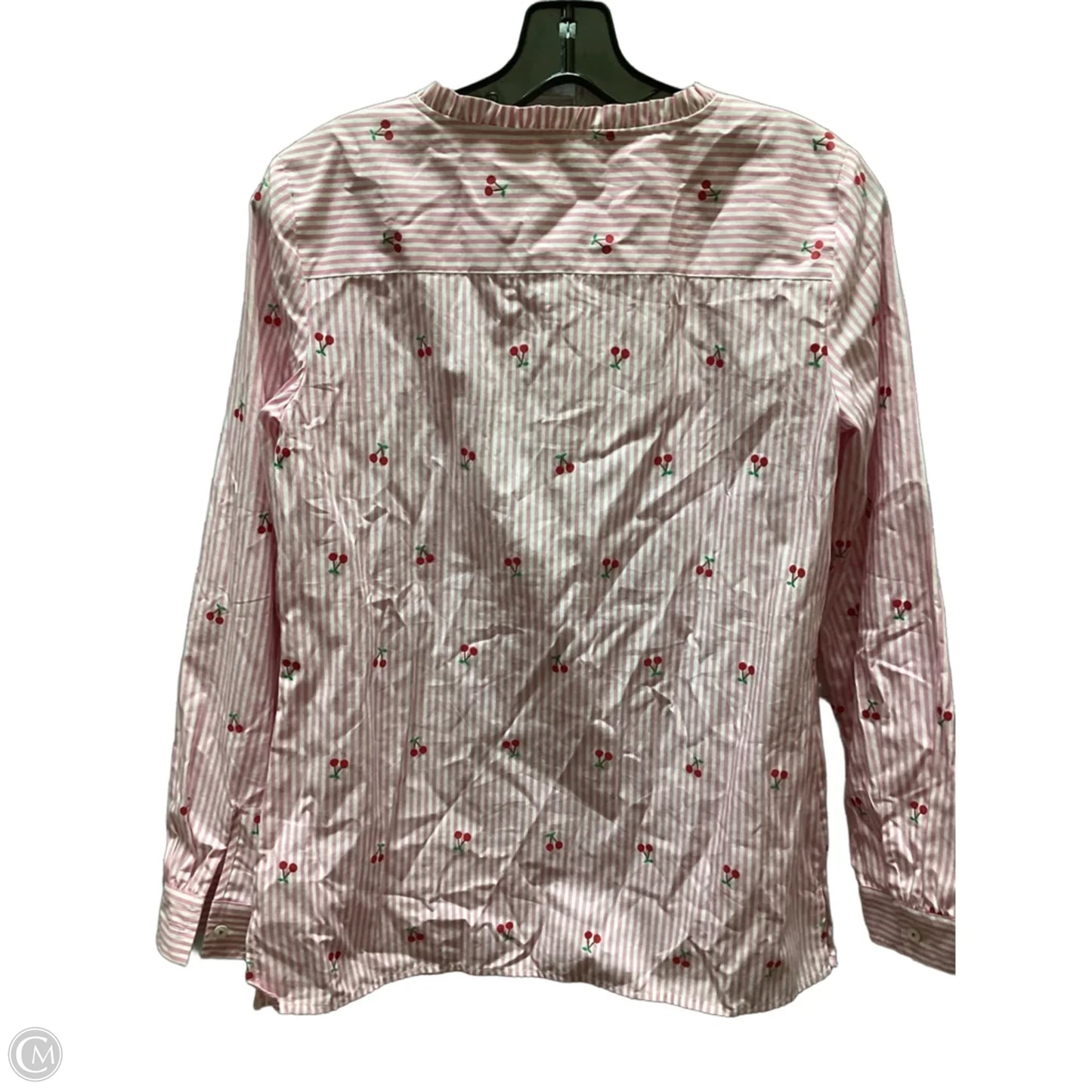 Top Long Sleeve By Talbots In Striped Pattern, Size: Xs