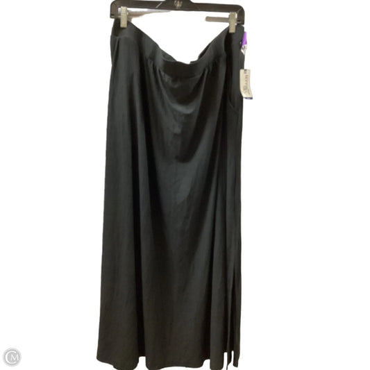 Skirt Maxi By Terra & Sky In Black, Size: 2x