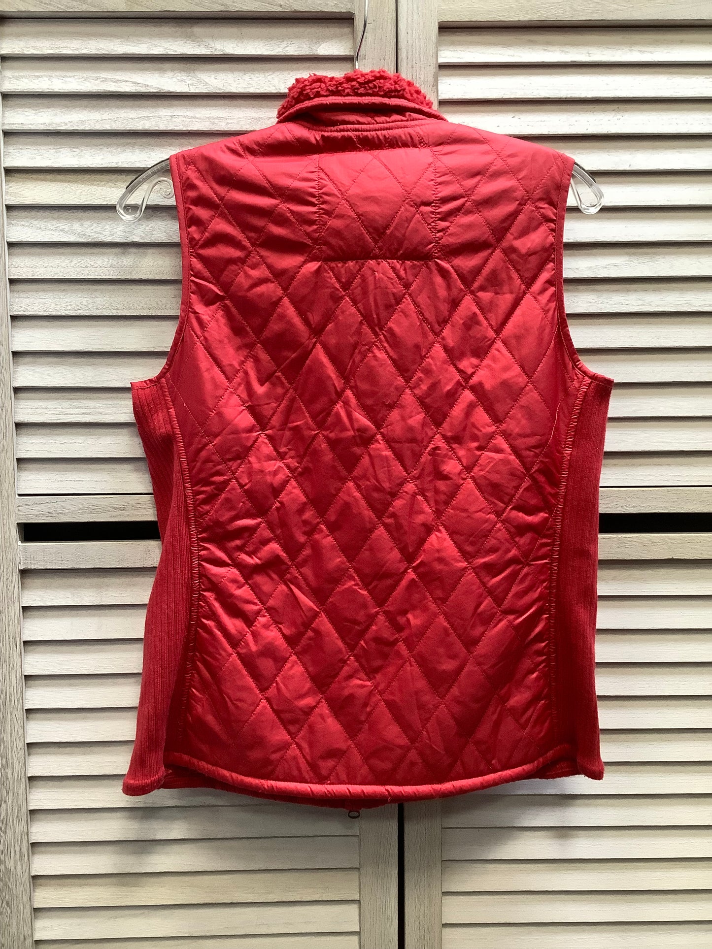 Vest Fleece By Ll Bean In Red, Size: S